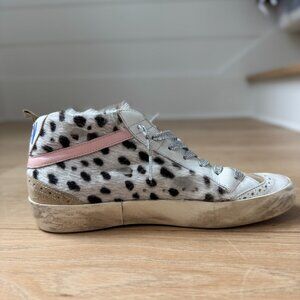 Golden Goose Midstar Sneaker Womens Pony Hair Dalmation  Size 38EU 8US
